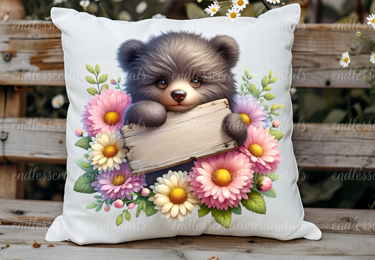 HAPPINESS BLOOMS BEAR