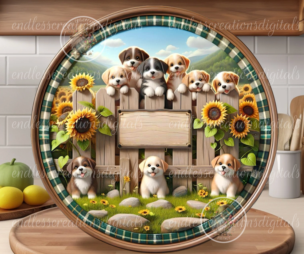 SUNFLOWER PUPPIES BEWARE