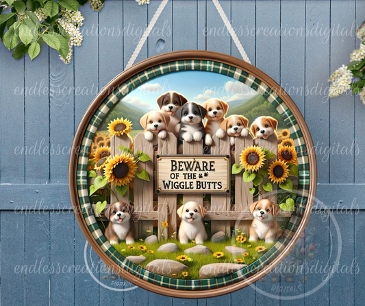 SUNFLOWER PUPPIES BEWARE