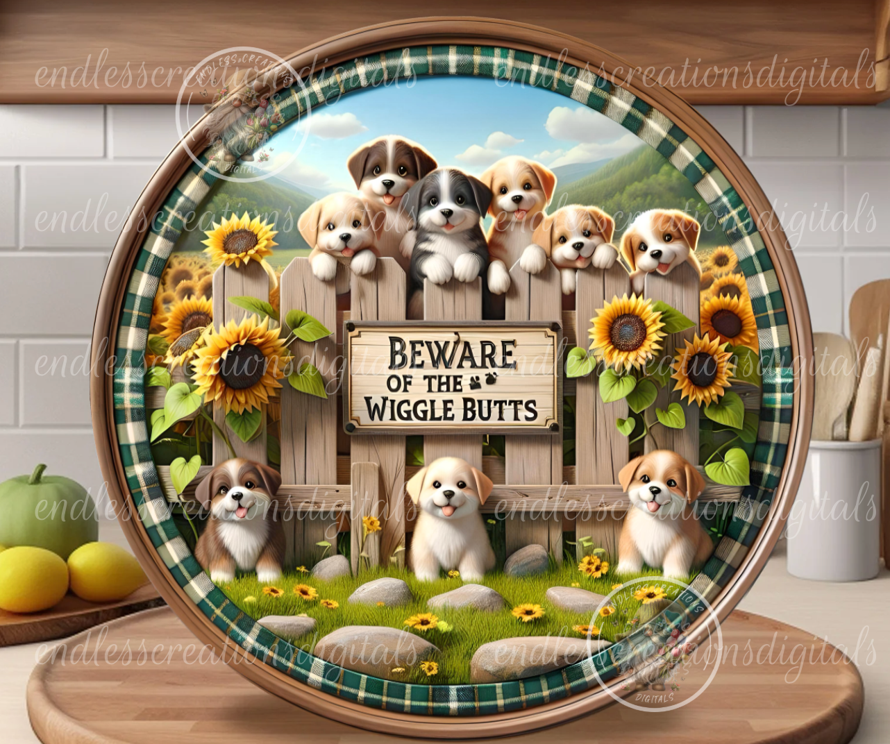 SUNFLOWER PUPPIES BEWARE
