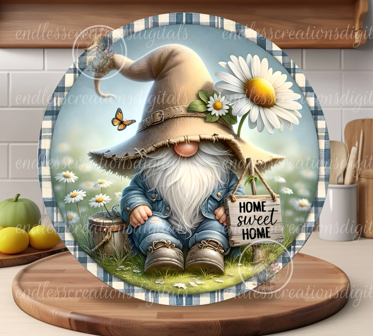 HOME SWEET DAISY GNOME