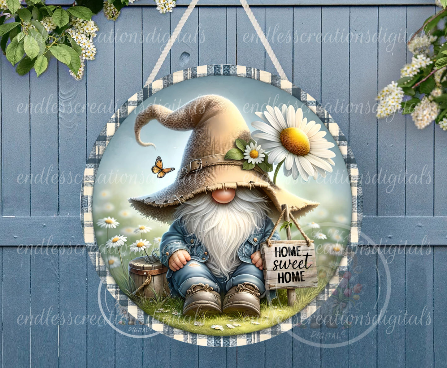 HOME SWEET DAISY GNOME