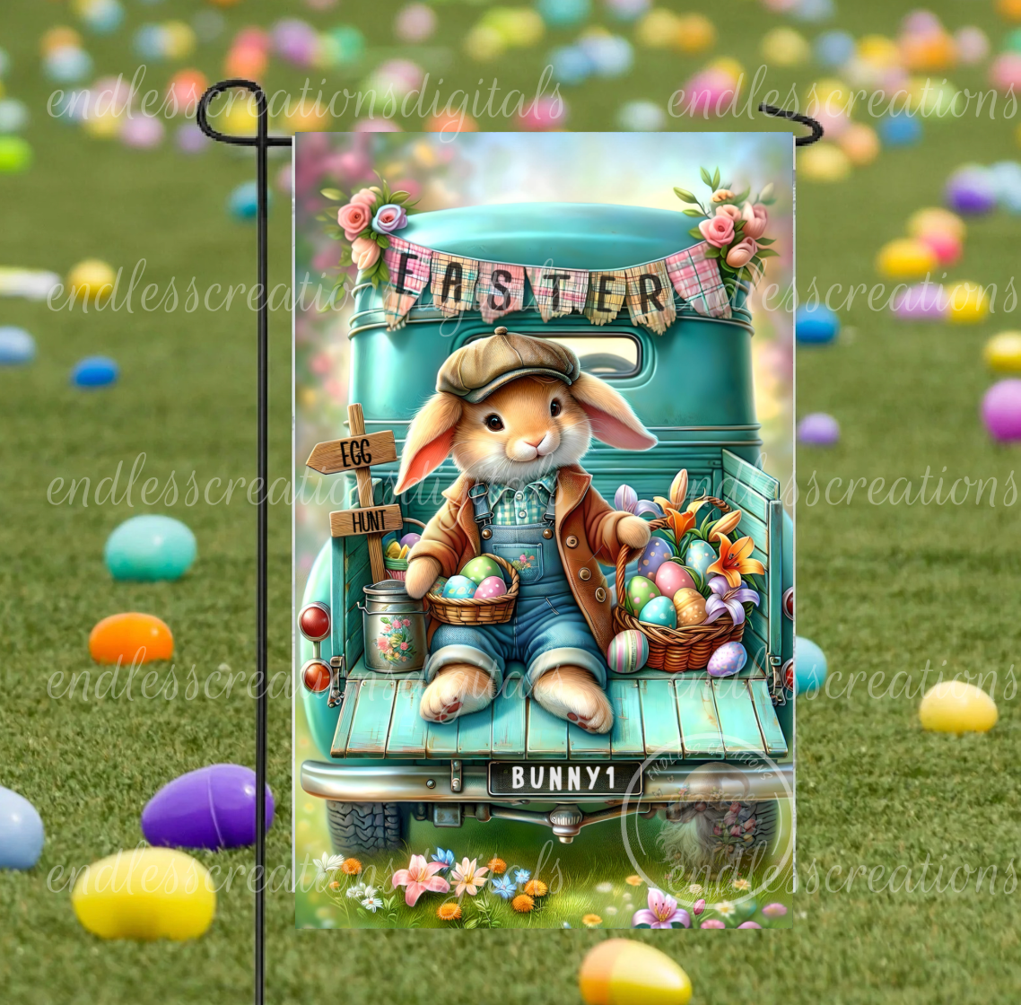 EASTER BLUE TRUCK