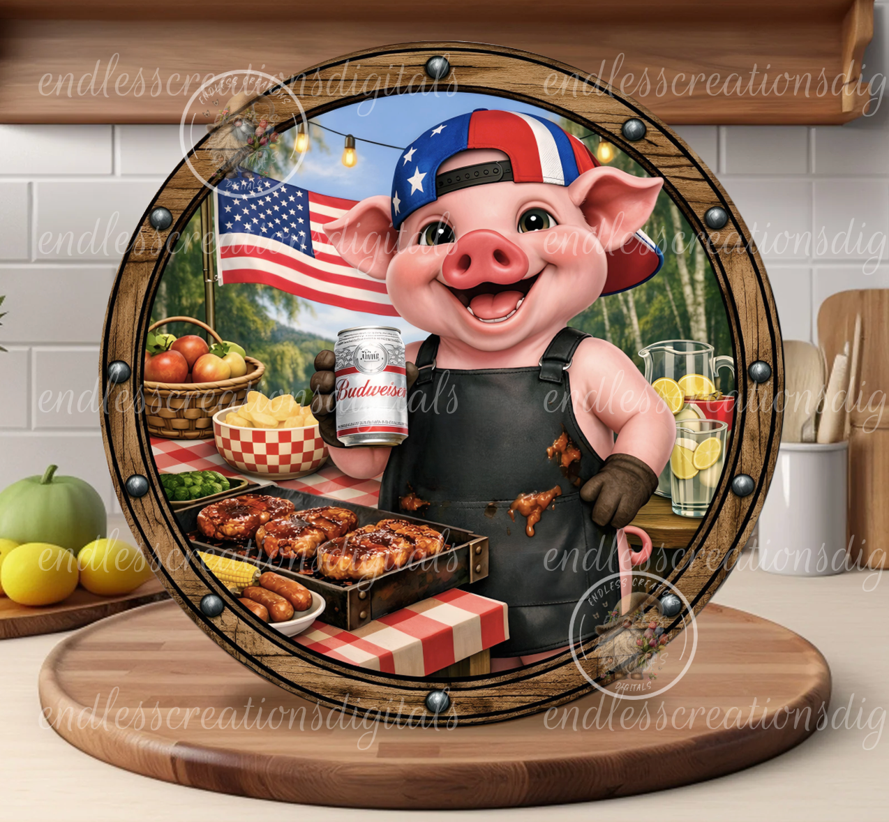 AMERICAN SUMMER BBQ PIG