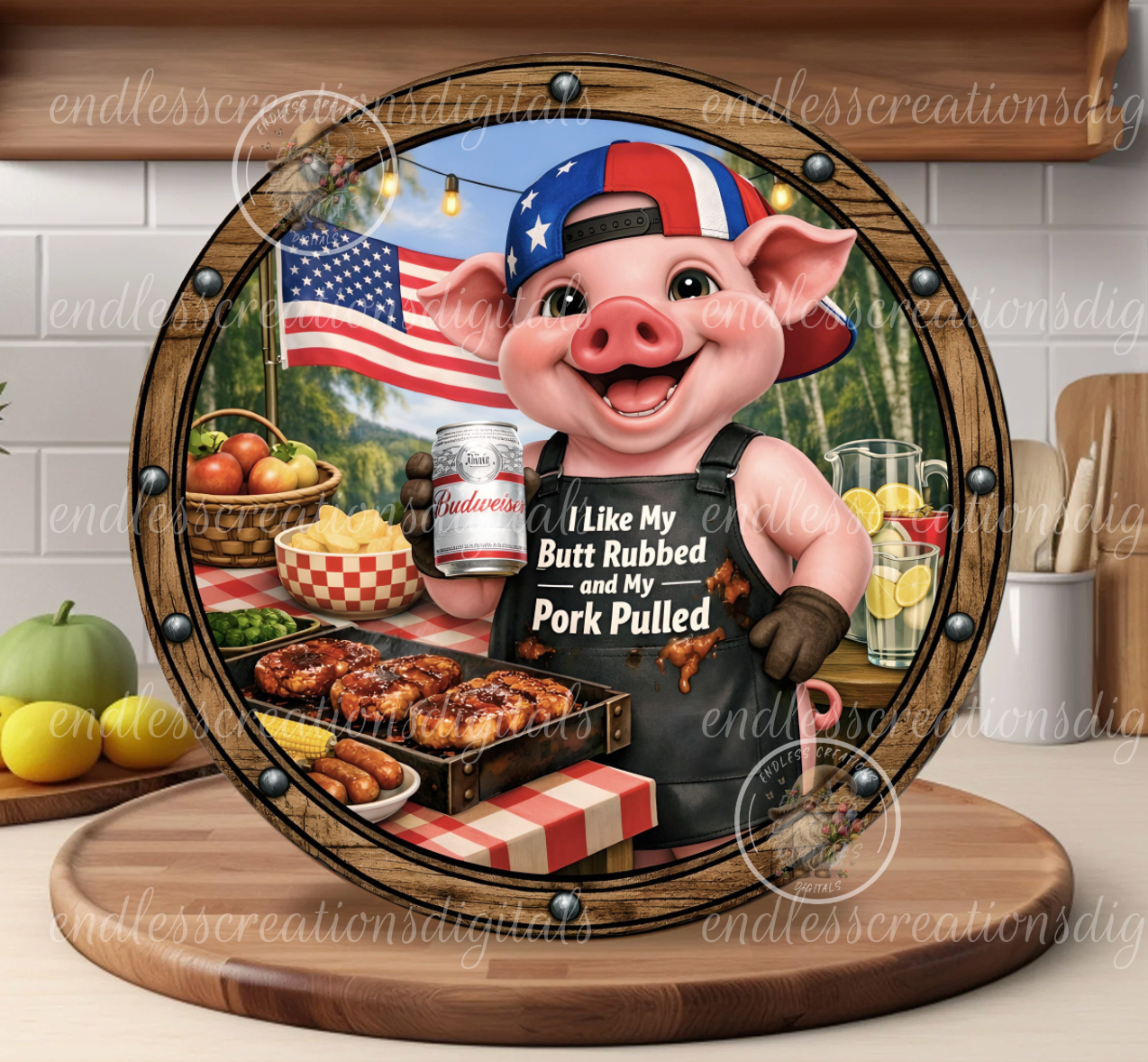 AMERICAN SUMMER BBQ PIG