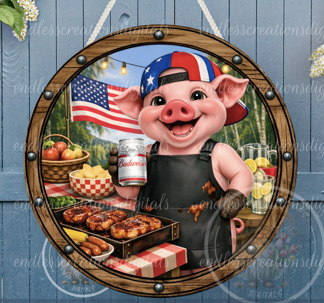 AMERICAN SUMMER BBQ PIG
