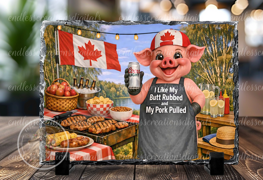 CANADA BBQ PIG