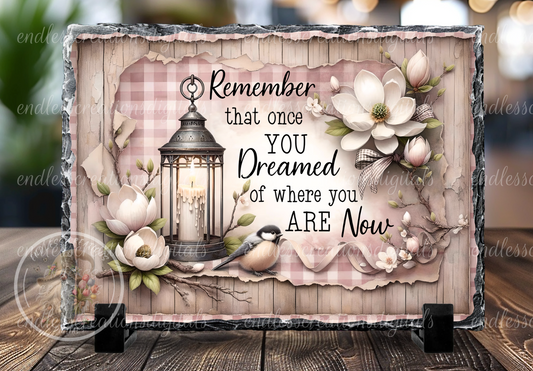REMEMBER WHERE YOU ARE NOW