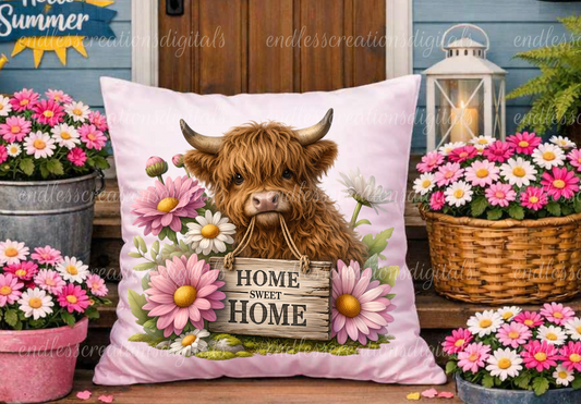 HOME SWEET HOME DAISY HIGHLAND