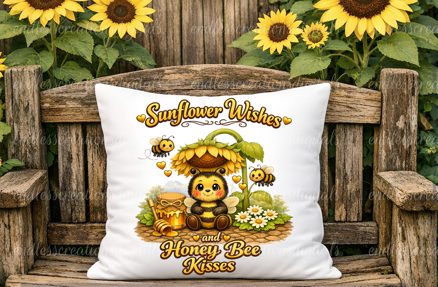 HONEY BEE SUNFLOWER