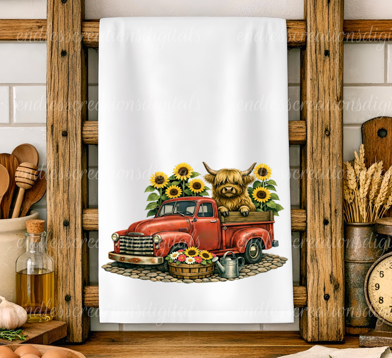 RED TRUCK SUNFLOWER