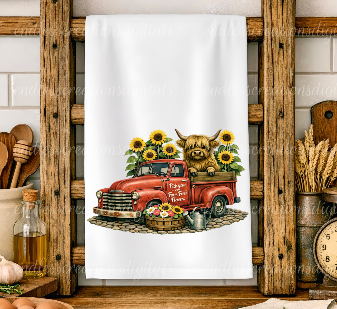 RED TRUCK SUNFLOWER