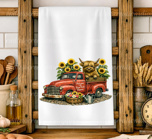 RED TRUCK SUNFLOWER