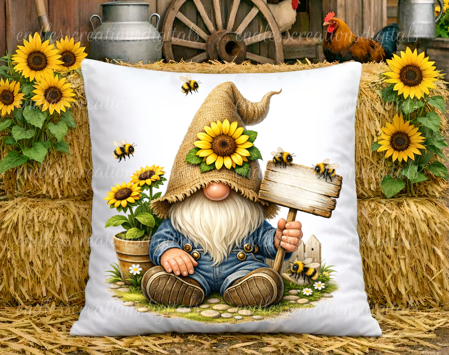 HOME SWEET HOME SUNFLOWER GNOME