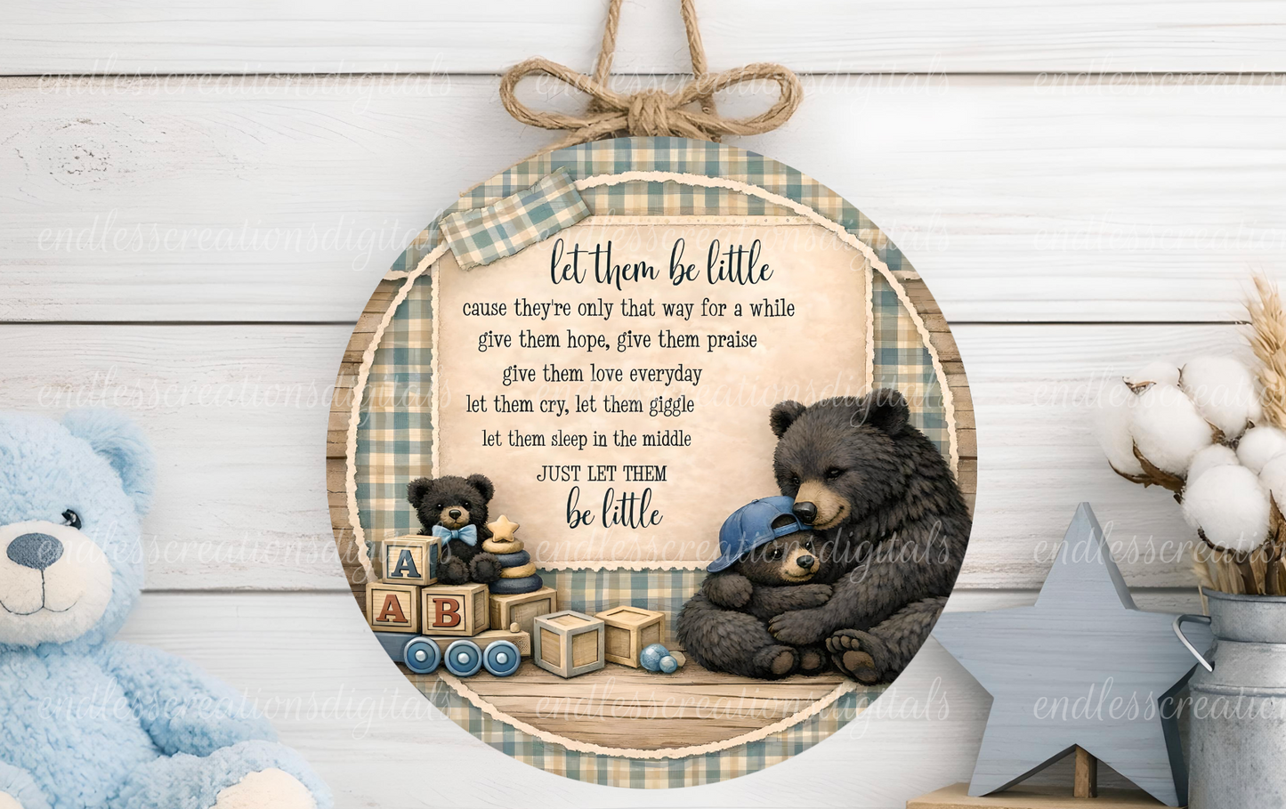 LET THEM BE LITTLE BABY BOY ROUND