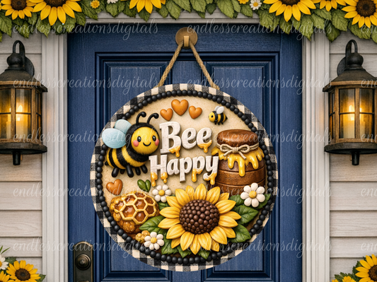 BEE HAPPY HONEY BEE