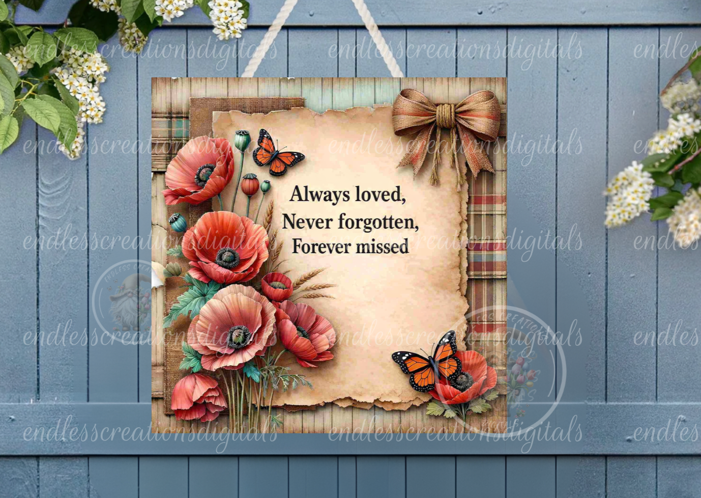 MEMORIAL POPPY DESIGN