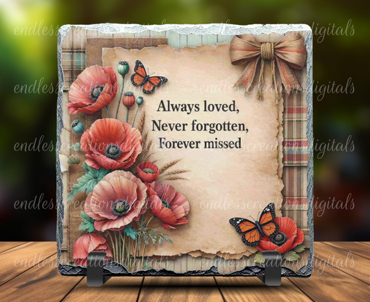 MEMORIAL POPPY DESIGN