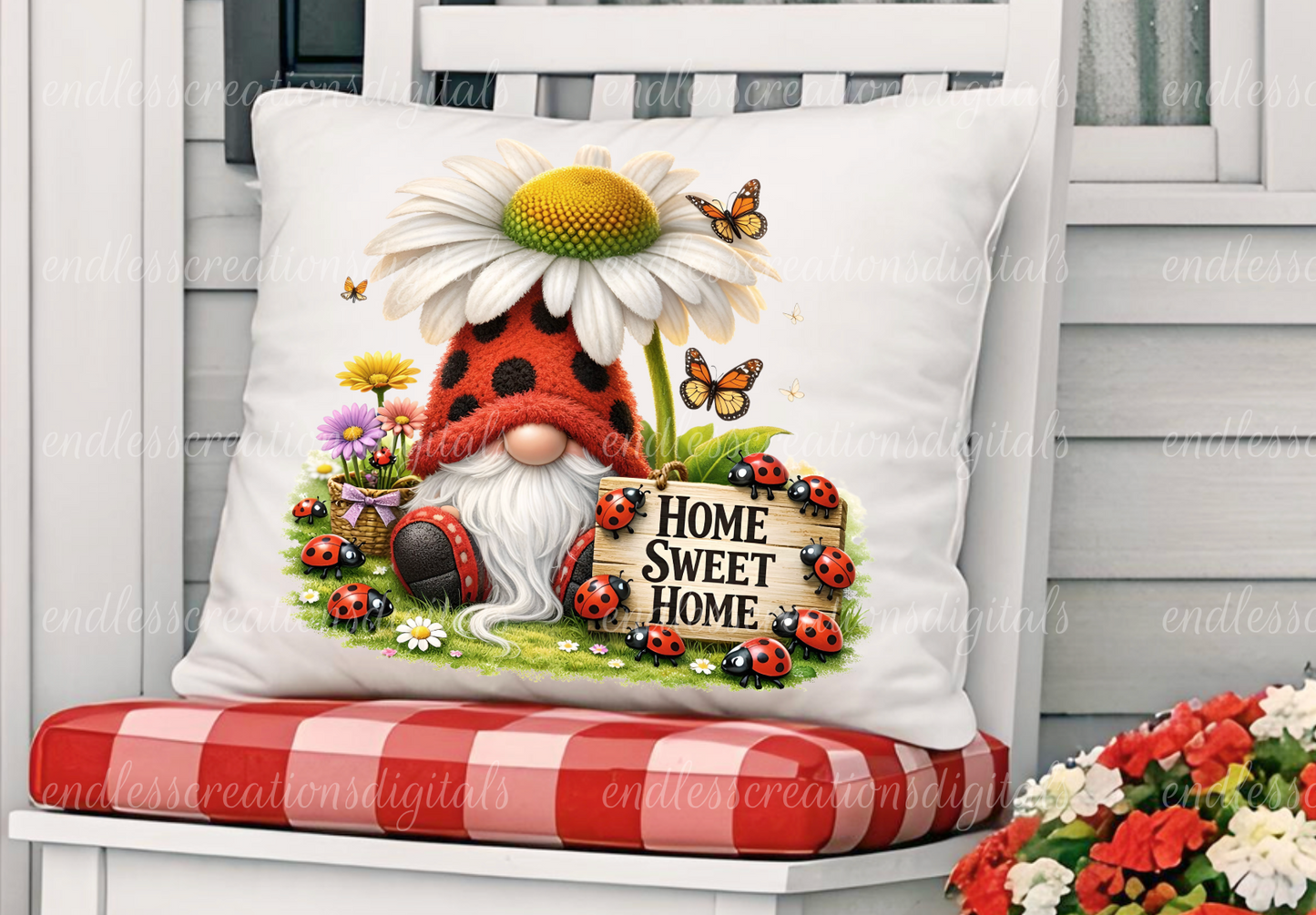 WELCOME LADY BUG ROUND