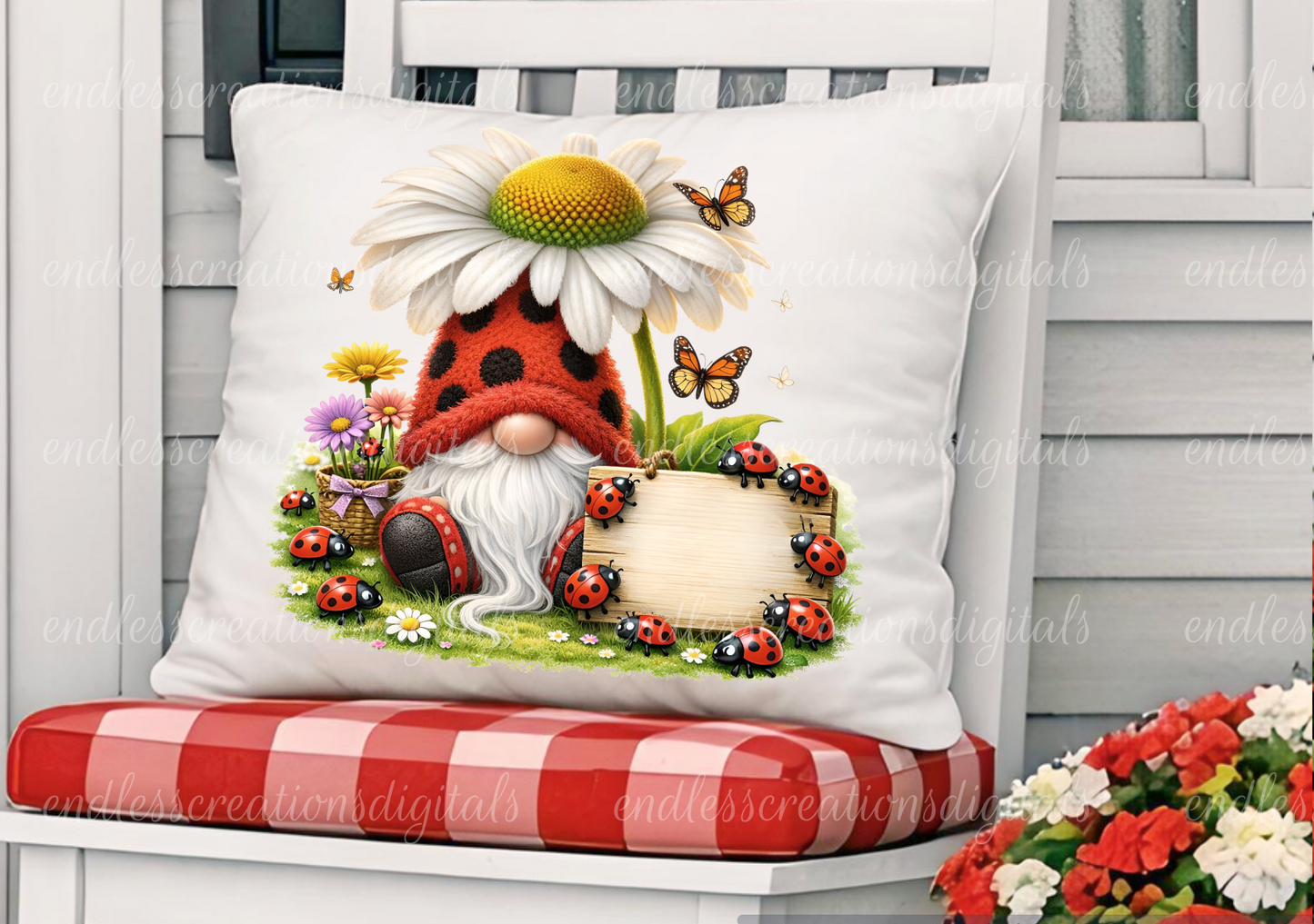 WELCOME LADY BUG ROUND
