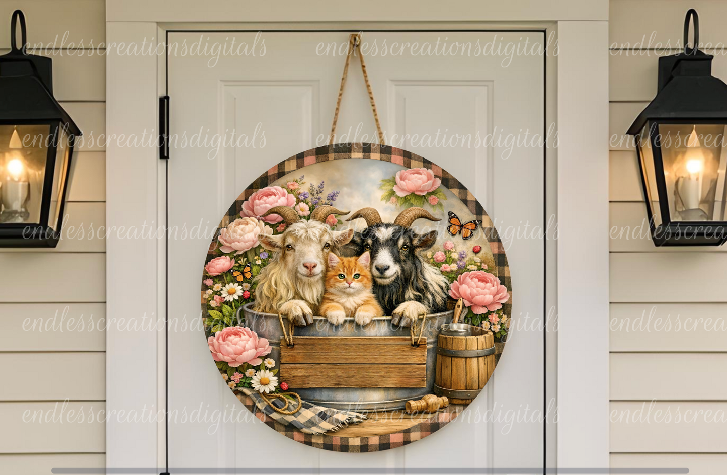 WELCOME HOME FLORAL ROUND