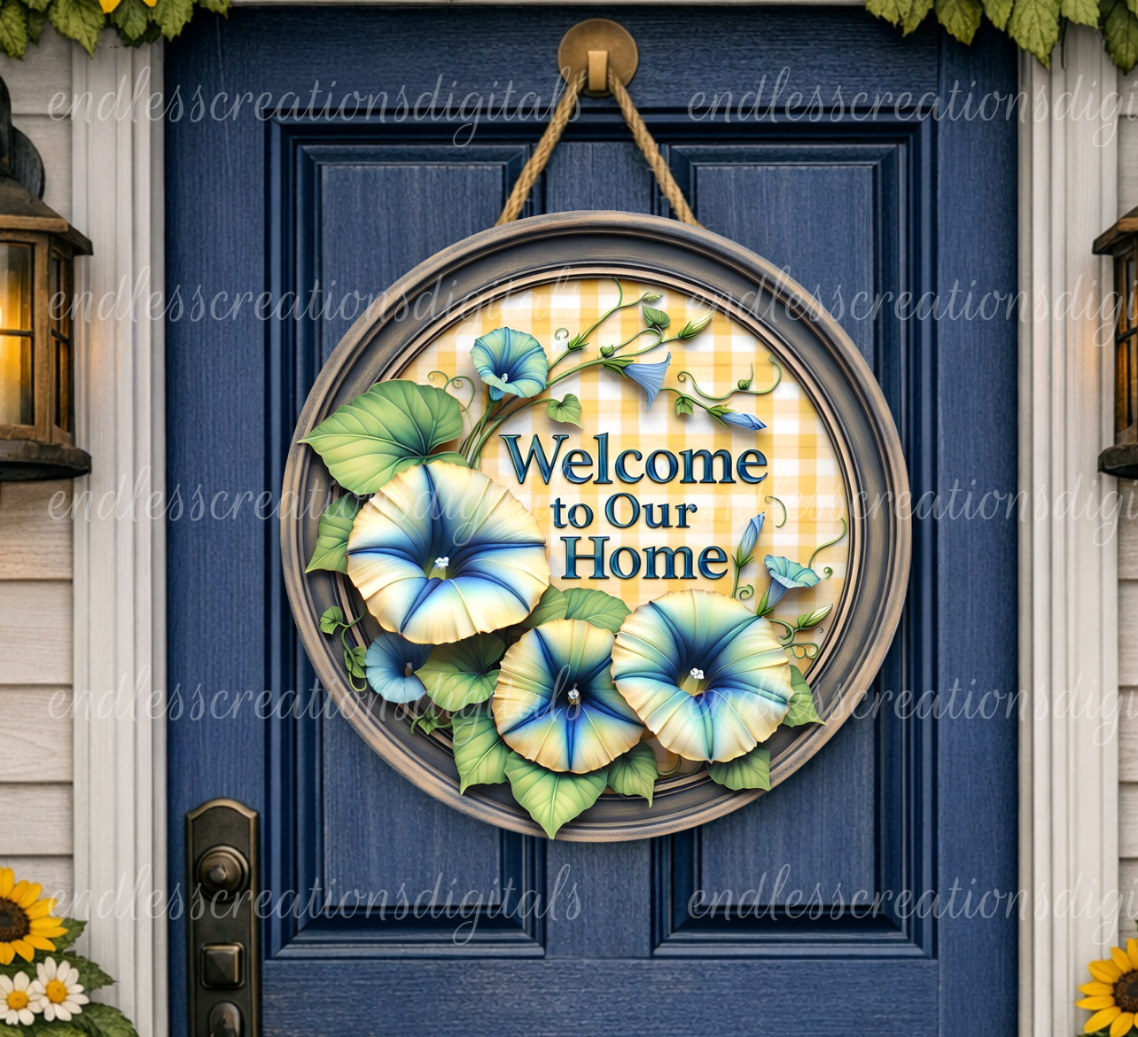 FLORAL MORNING GLORY WELCOME