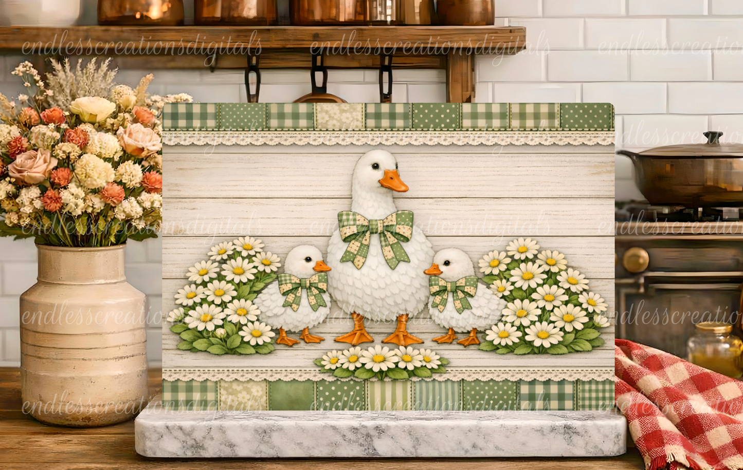SAGE GREEN VINTAGE GOOSE BUNDLE OF 3