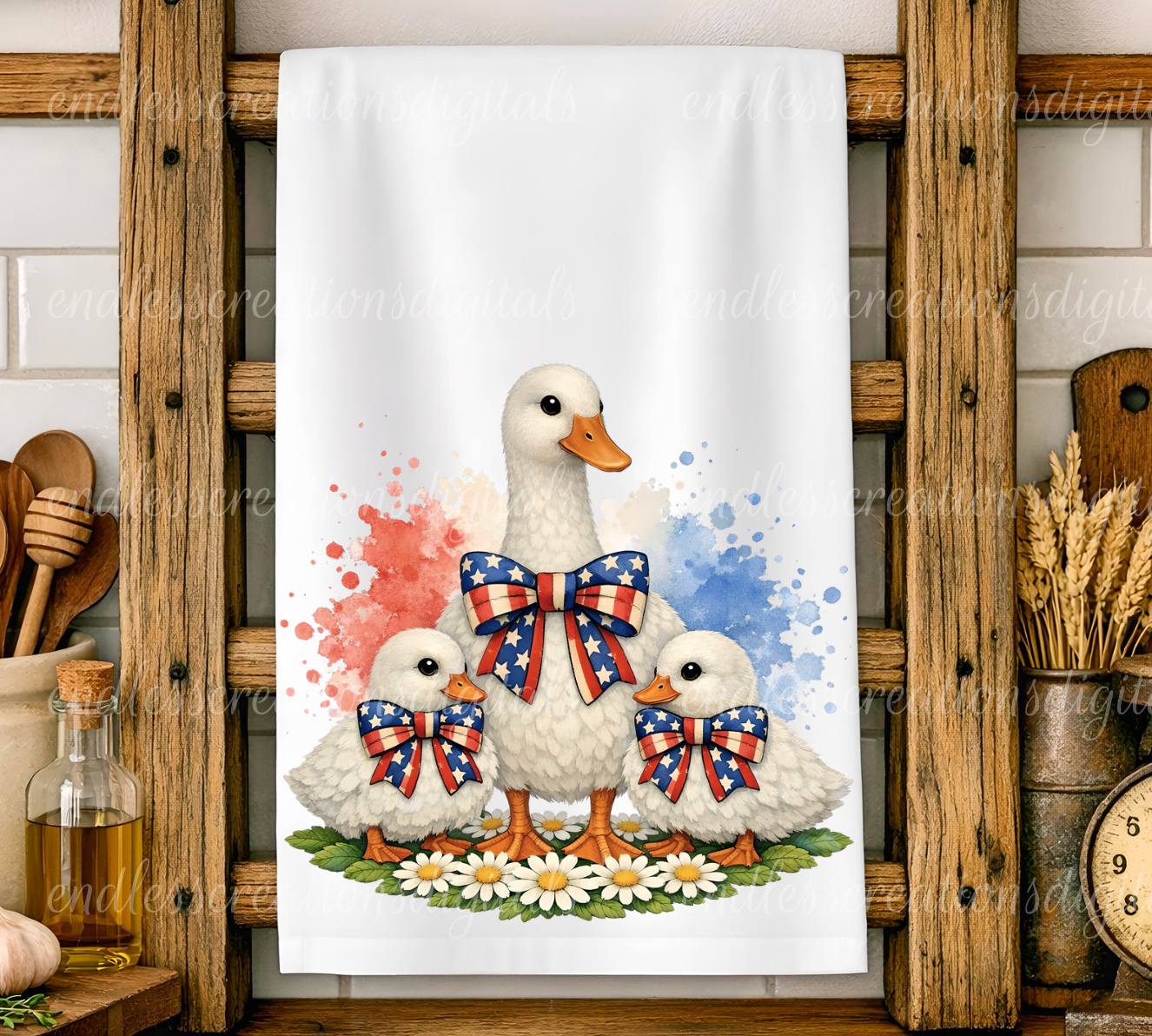PATIROTIC GOOSE THEME BUNDLE OF 3