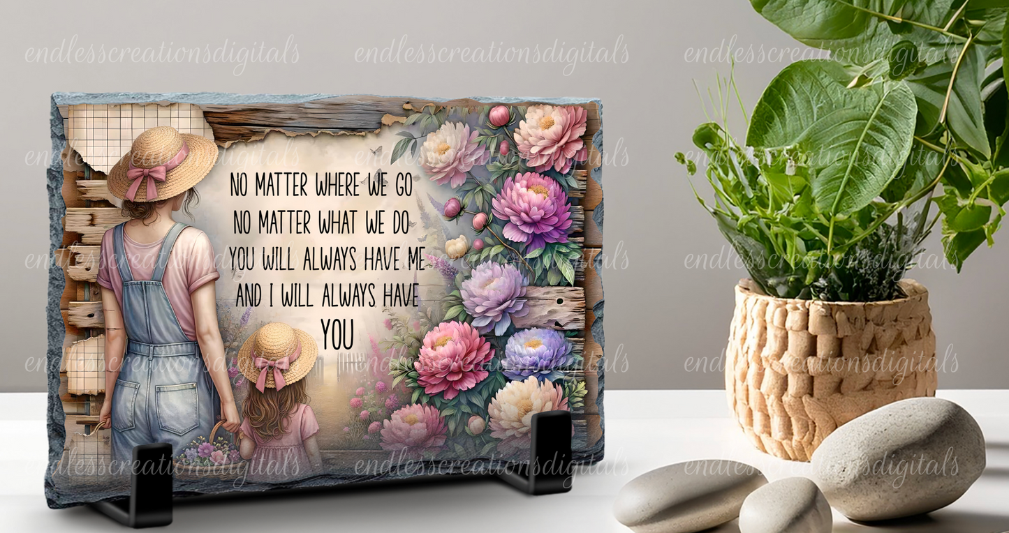 NO MATTER MOTHER AND DAUGHTER