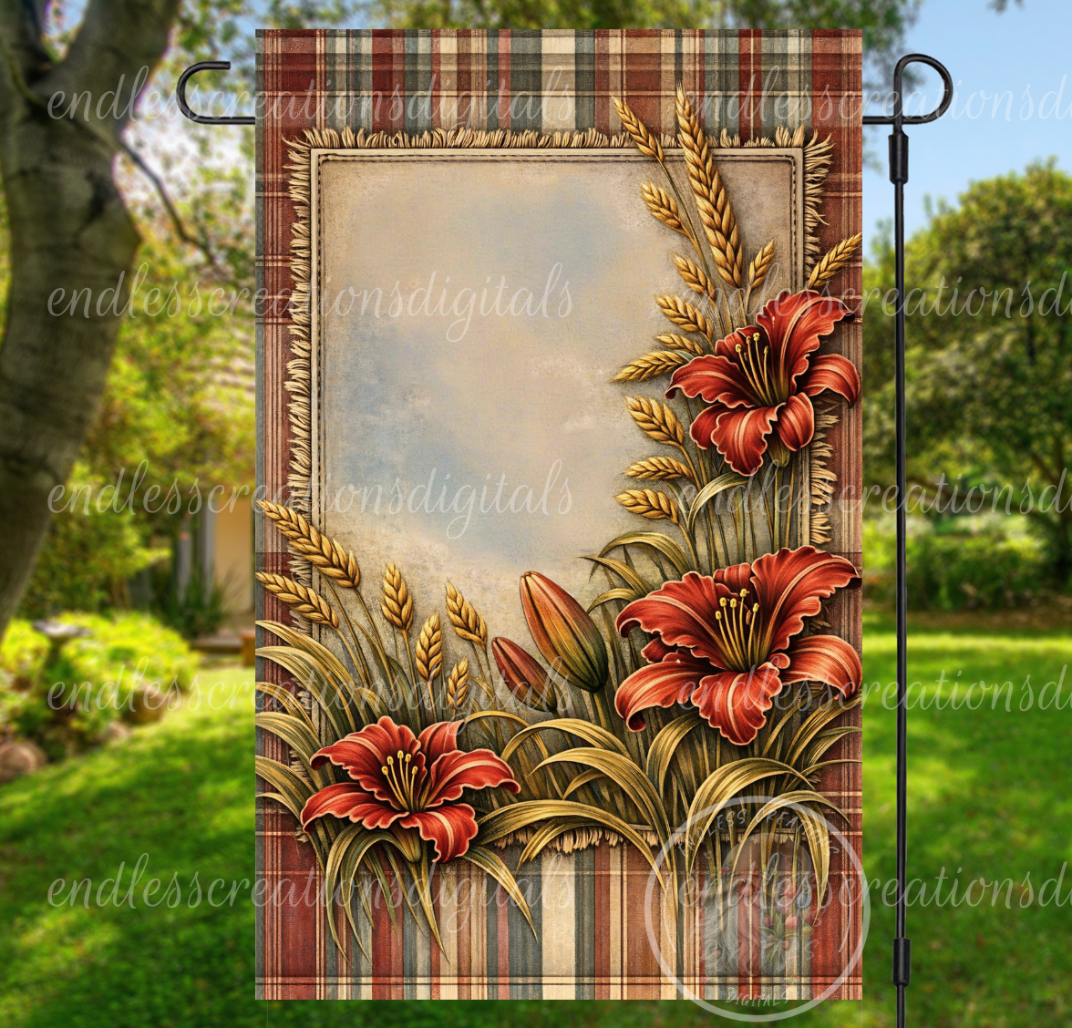 NANA'S GARDEN FLAG