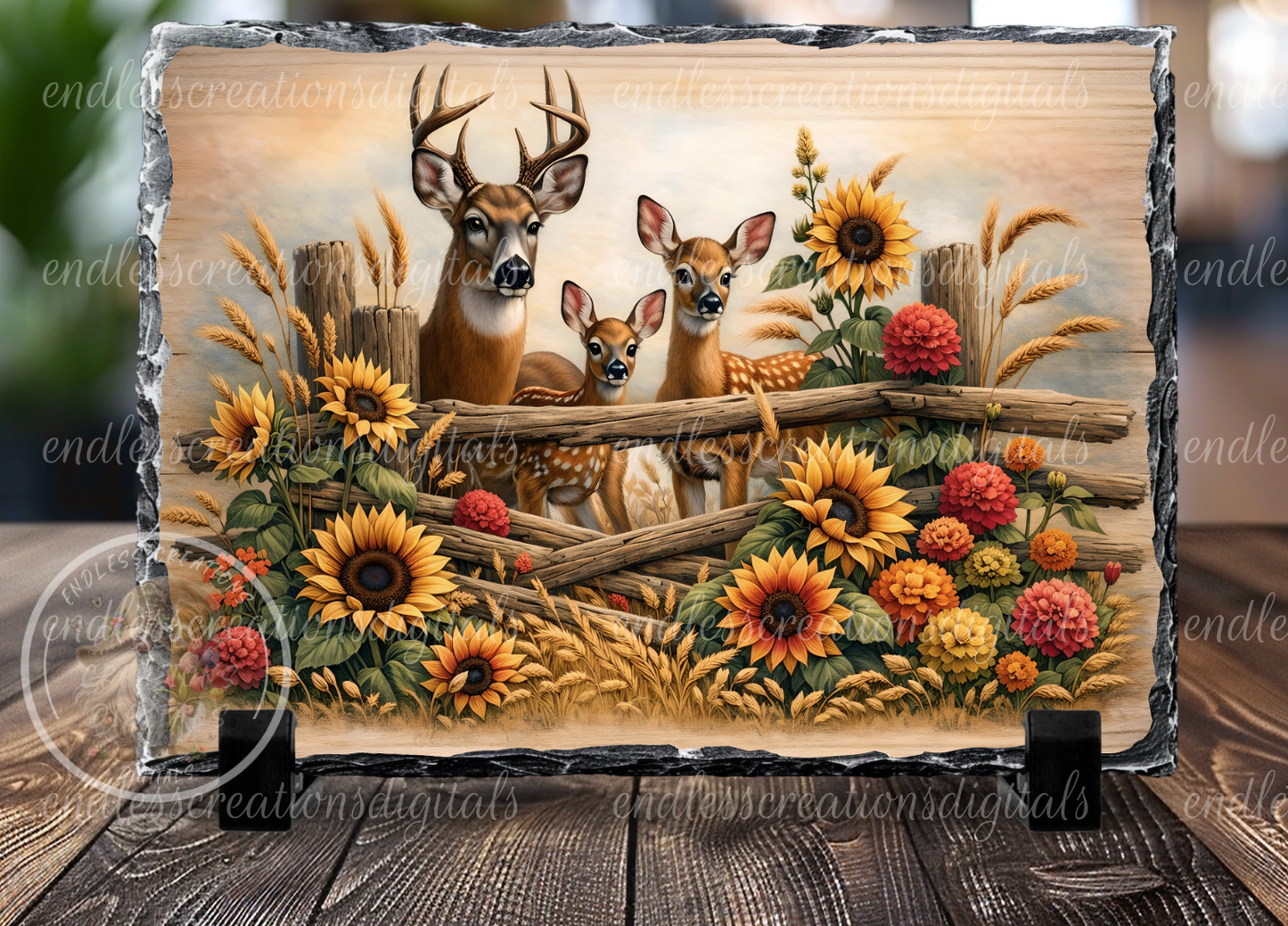 FLORAL DEER