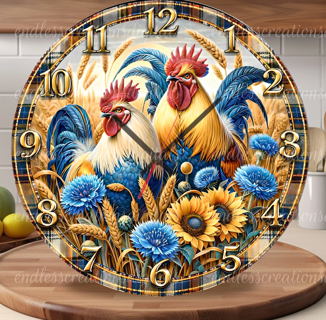 FLORAL ROOSTER BUNDLE OF 5
