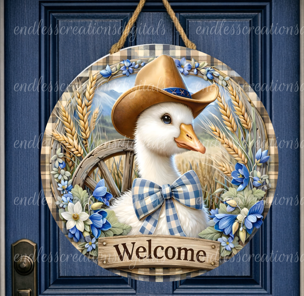 WELCOME COWBOY GOOSE BUNDLE OF 3