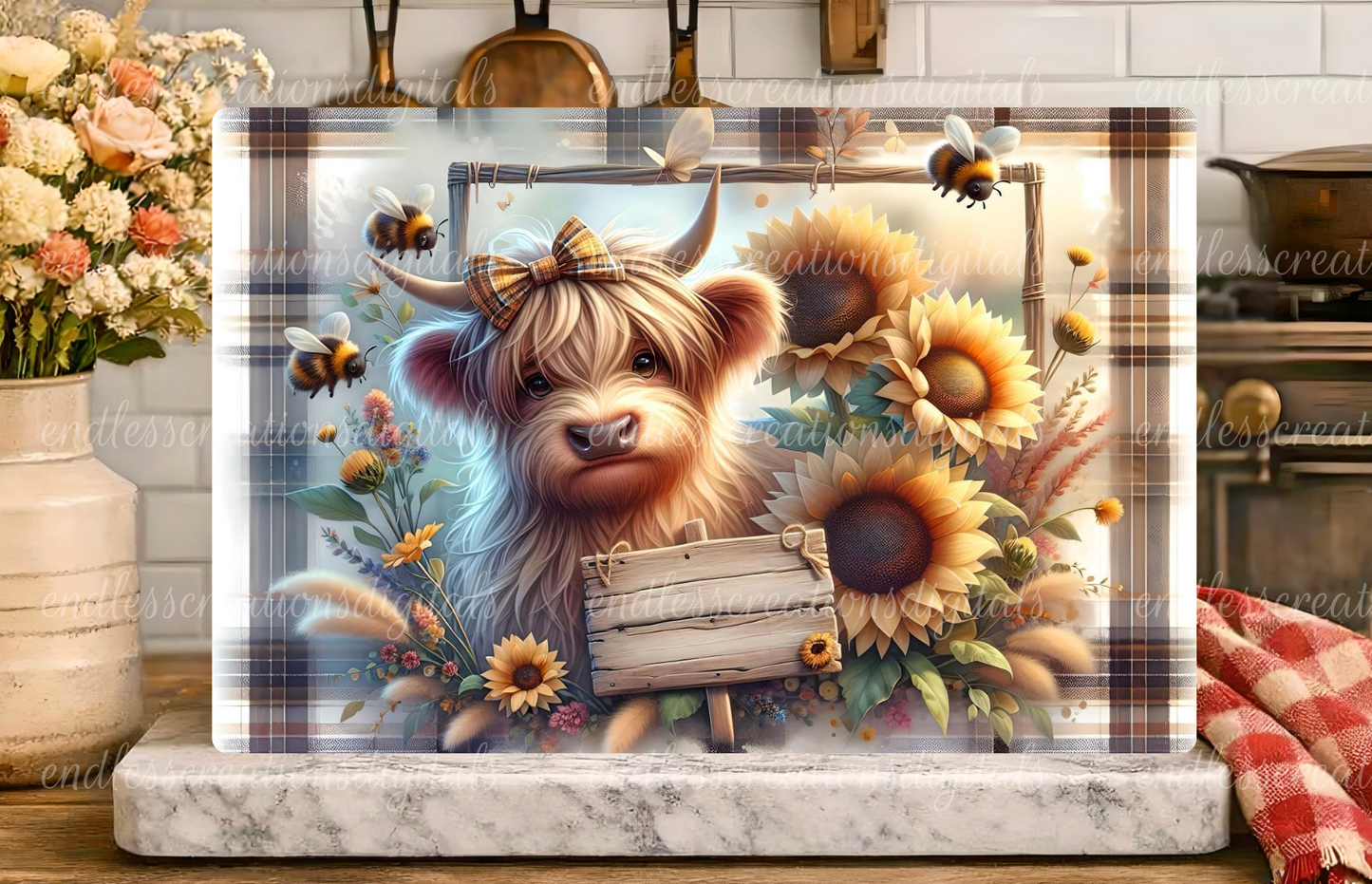 ENJOY THE LITTLE THINGS HIGHLAND COW