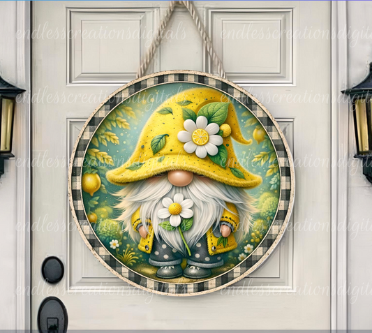 LEMON GNOME ROUND/CLOCK DESIGN BUNDLE OF 3