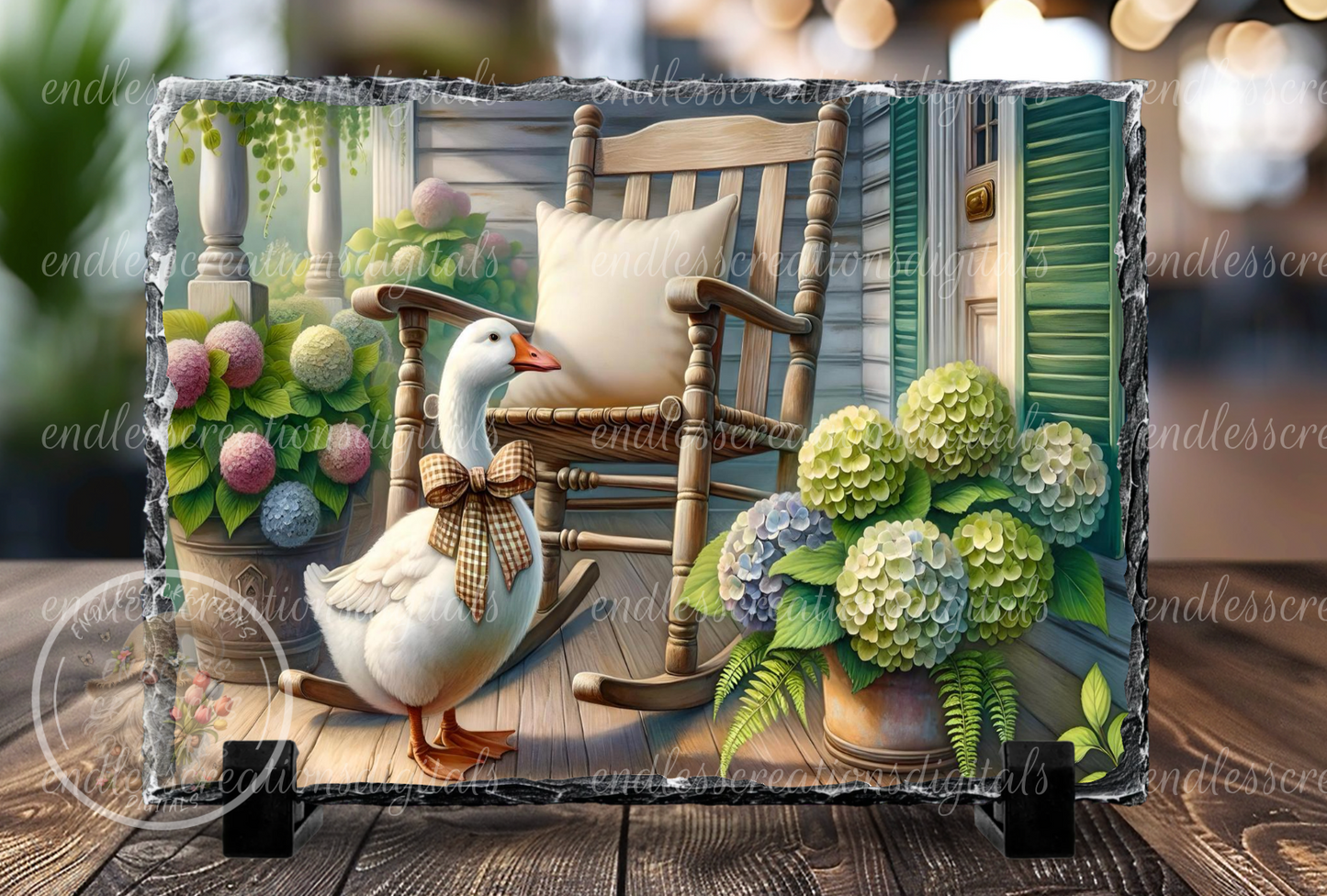 FLORAL PORCH GOOSE
