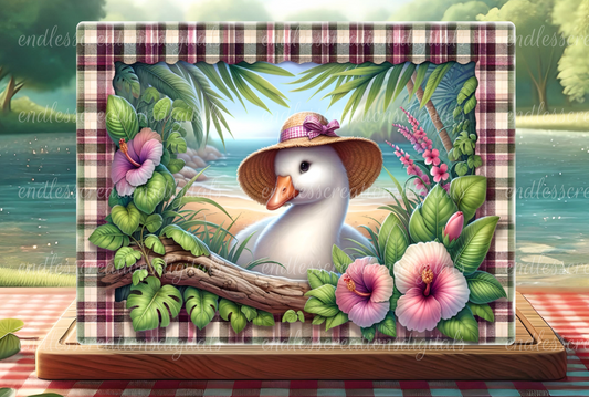 TROPICAL HIBISCUS GOOSE