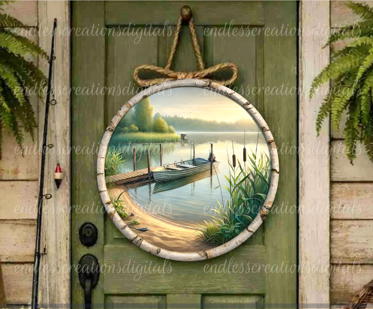 LAKE LIFE ROUND/CLOCK DESIGN BUNDLE OF 3