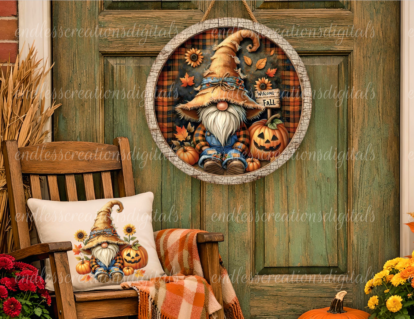 FALL GNOME ROUND BUNDLE OF 3