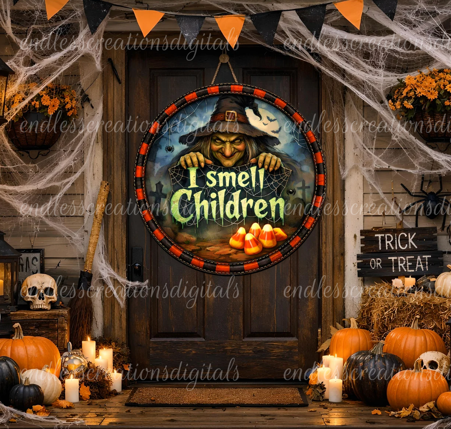 I SMELL CHILDREN HALLOWEEN ROUND