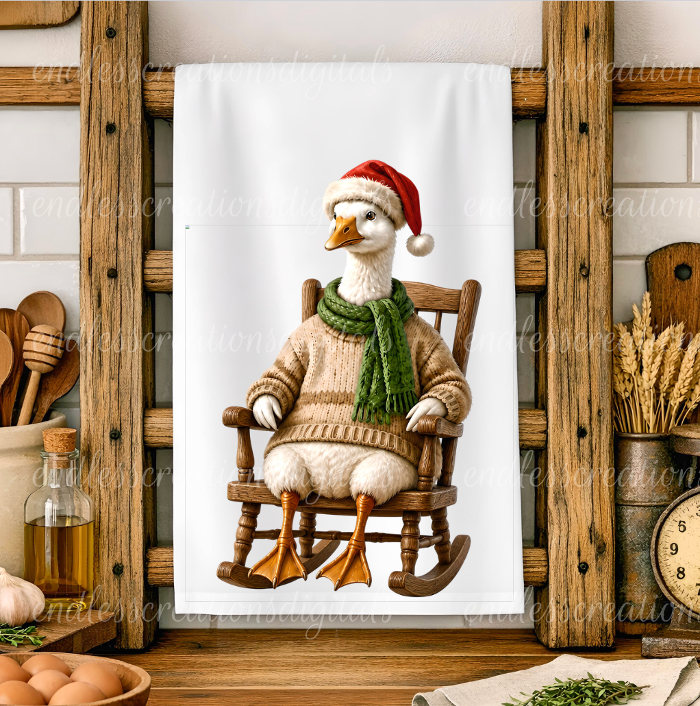 HOLIDAY GOOSE RECTANGLE/CLOCK DESIGN BUNDLE OF 3