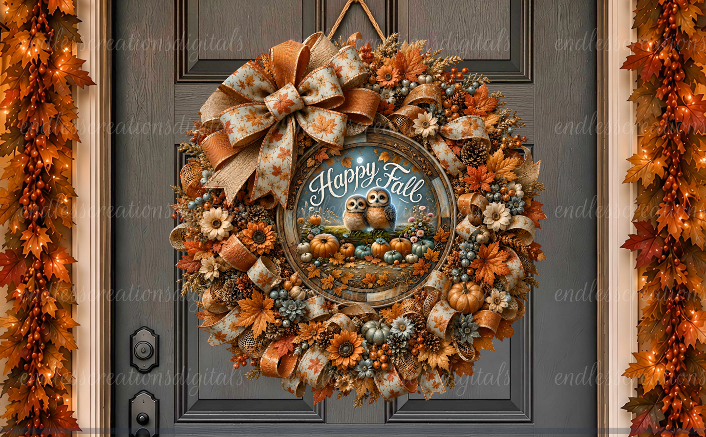 HAPPY FALL ROUND AND TRANSPARENCY BUNDLE OF 3