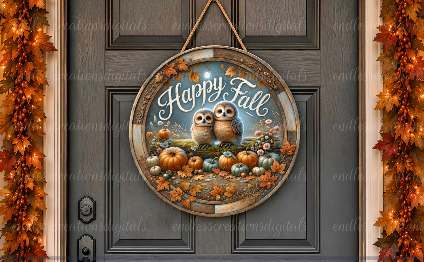 HAPPY FALL ROUND AND TRANSPARENCY BUNDLE OF 3