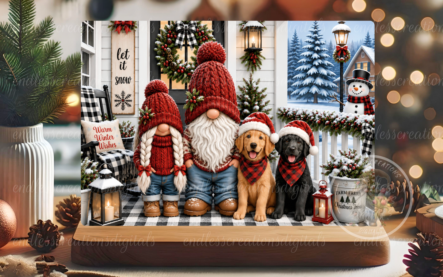 GNOME COUPLE CHRISTMAS BUNDLE OF 3