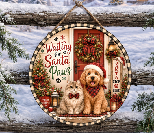 WAITING FOR SANTA CHRISTMAS ROUND