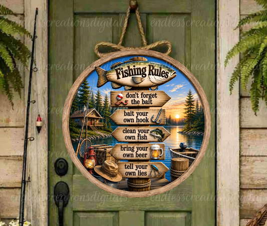 FISHING RULES ROUND
