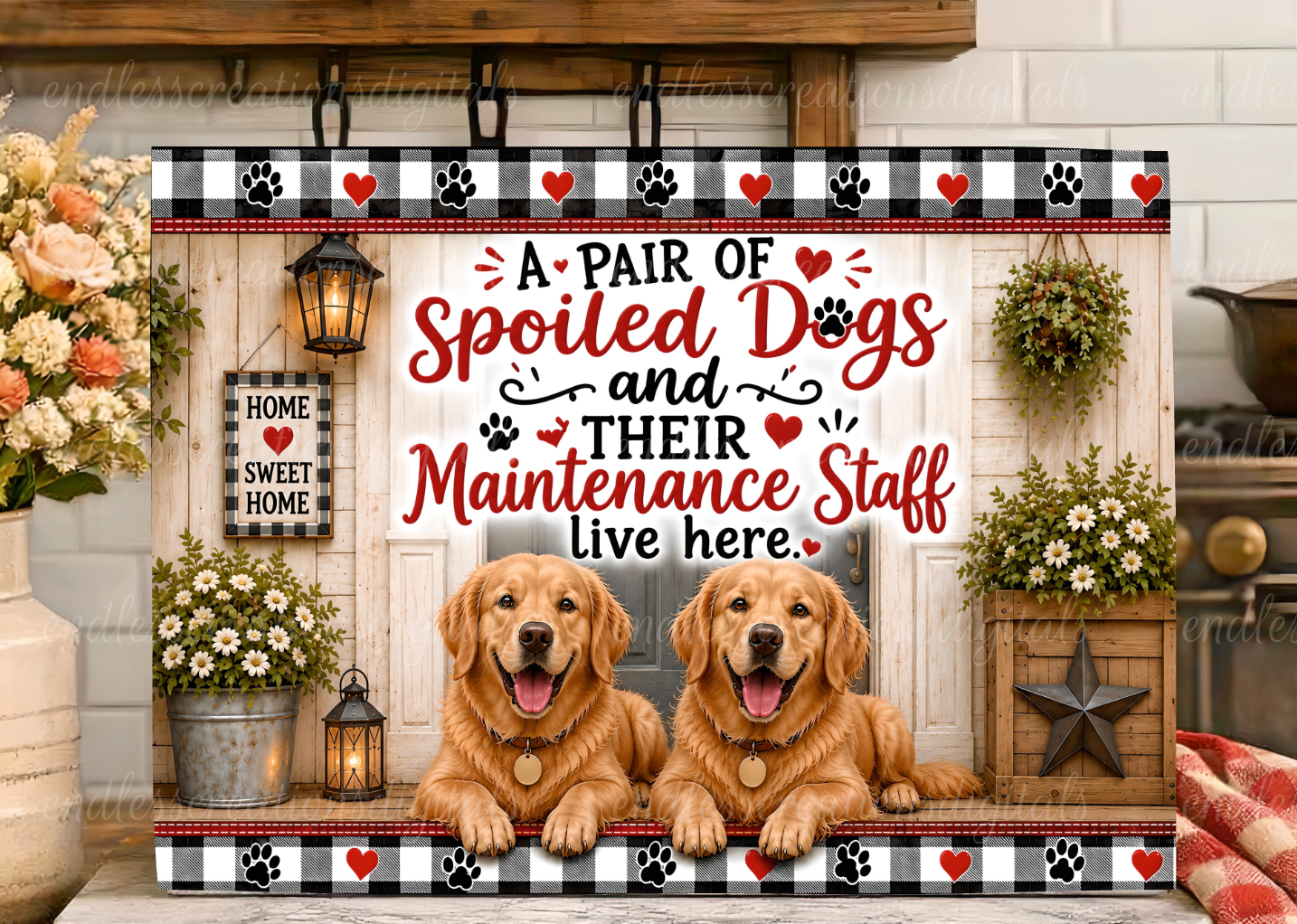 SPOILED GOLDENS ROUND/CUTTING BOARD BUNDLE OF 3