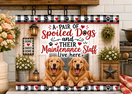 SPOILED GOLDENS ROUND/CUTTING BOARD BUNDLE OF 3