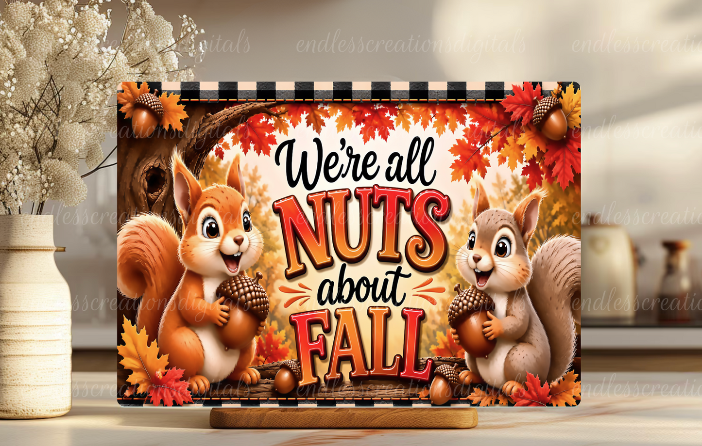 NUTS ABOUT FALL ROUND/GARDEN FALL BUNDLE OF 3