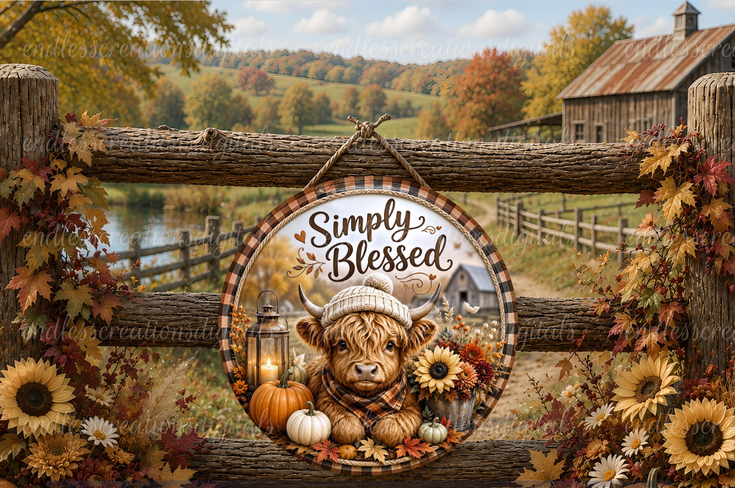 SIMPLY BLESSED FALL ROUND